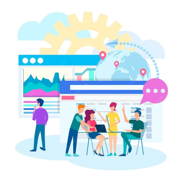 office staff members