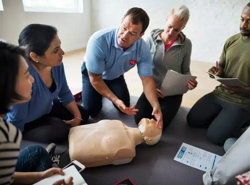 cpr first aid training class