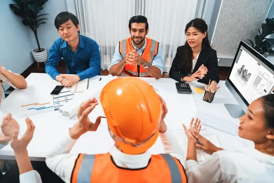 group of people discssion on action plans