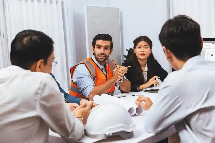 team discussion on anger management