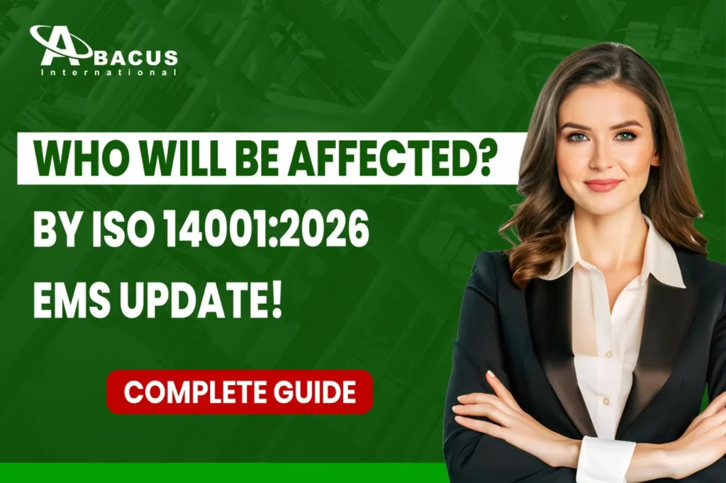 Who will be affected by ISO 14001 2026 Update